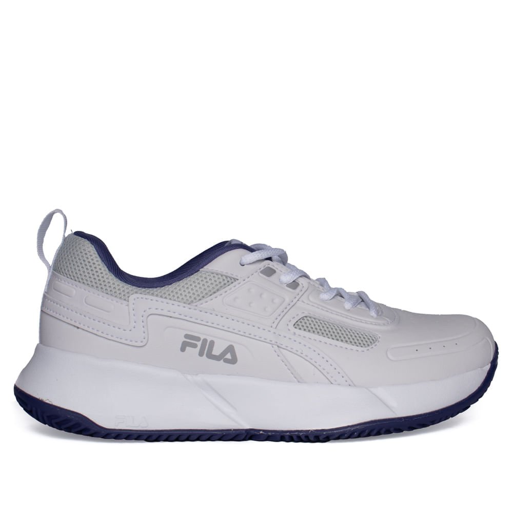 Tênis Feminino Fila Precision Branco/Roxo