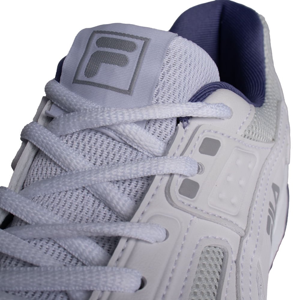 Tênis Feminino Fila Precision Branco/Roxo Branco 5