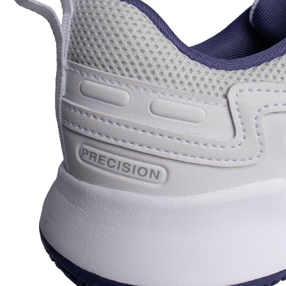 Tênis Feminino Fila Precision Branco/Roxo Branco 6