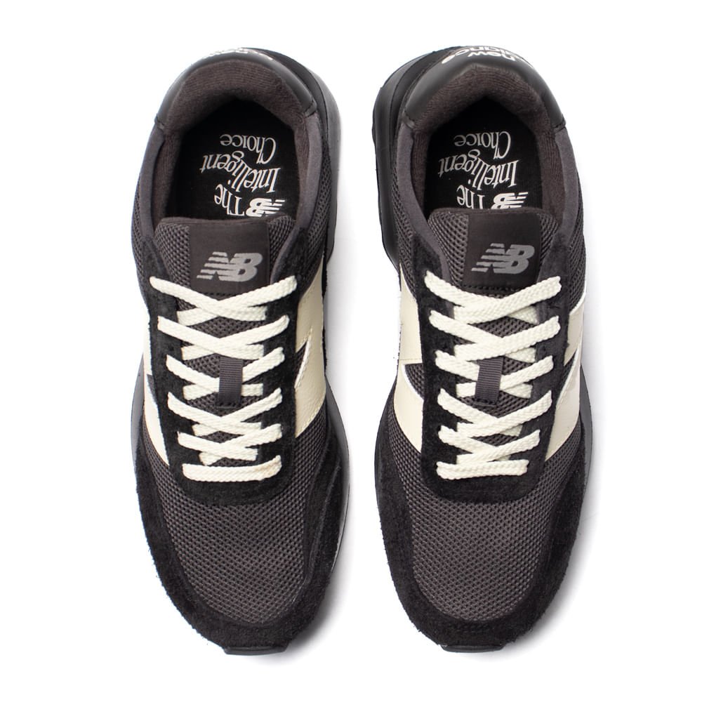 Tênis Masculino New Balance 370 Preto/bege Preto/Bege 4