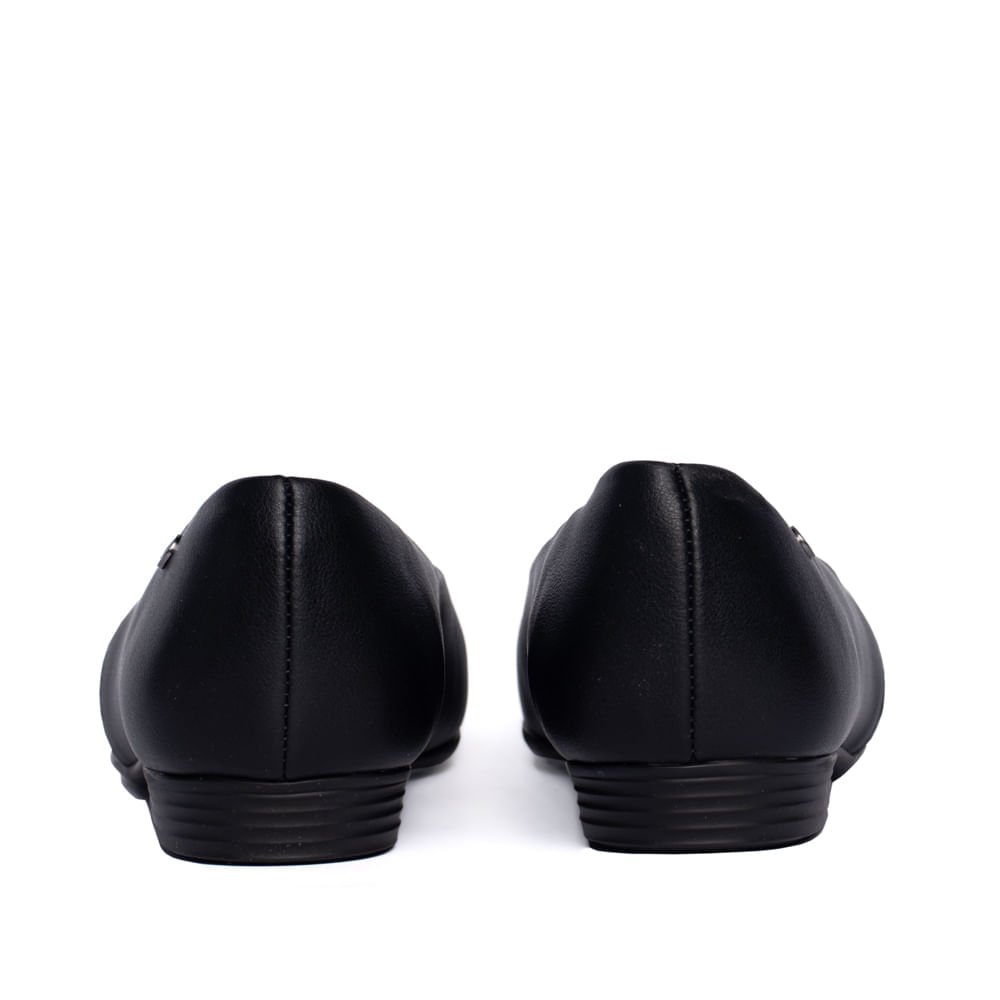 Sapatilha Feminina Piccadilly Napa Preto Preto 3