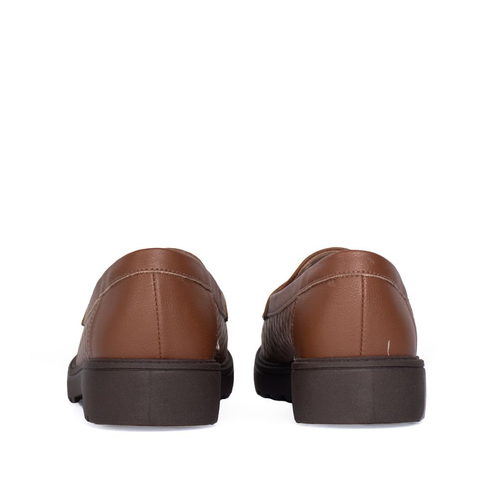 Sapato Mocassim Feminino Modare Napa Tresse Conforto Avela Avelã 3