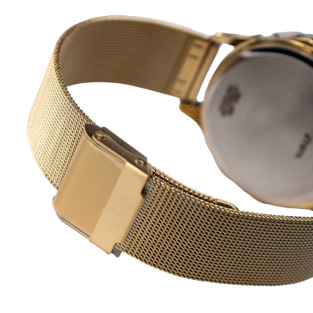 Relógio Feminino Condor Kit CO2035NEK/K4X Frase Dourado Dourado 3