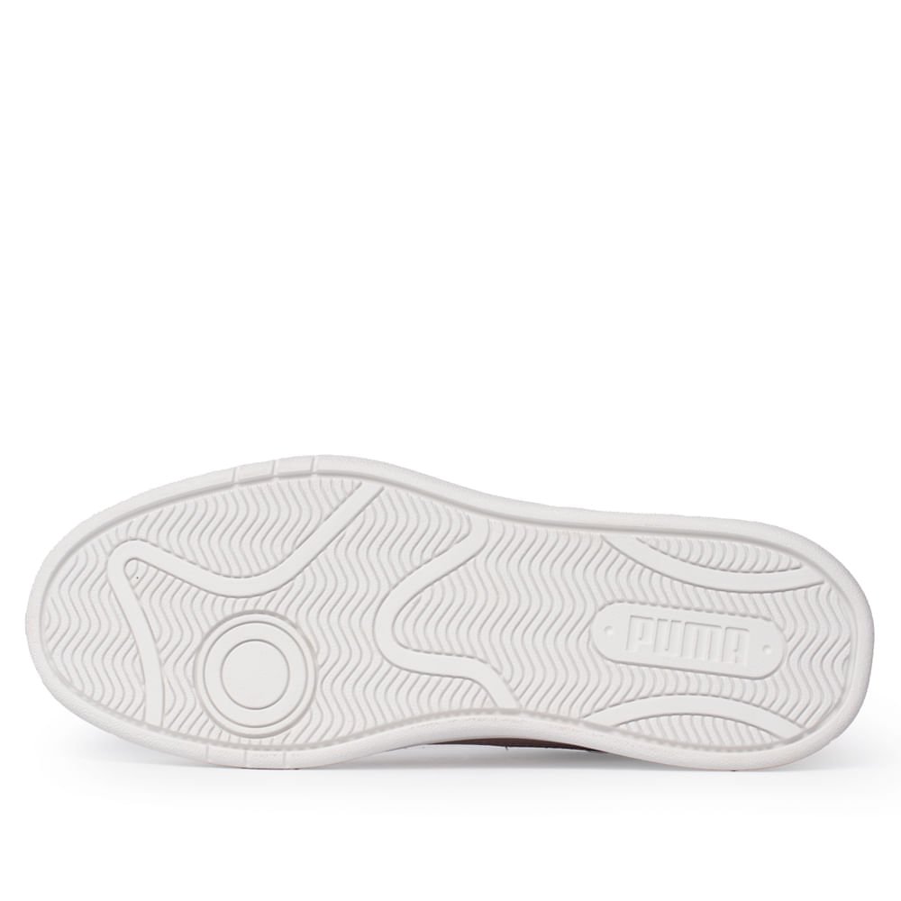 Tênis Feminino Puma Court Lally Branco/Rosa Claro Branco/Rosa 2