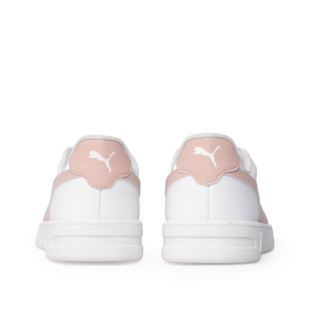 Tênis Feminino Puma Court Lally Branco/Rosa Claro Branco/Rosa 3