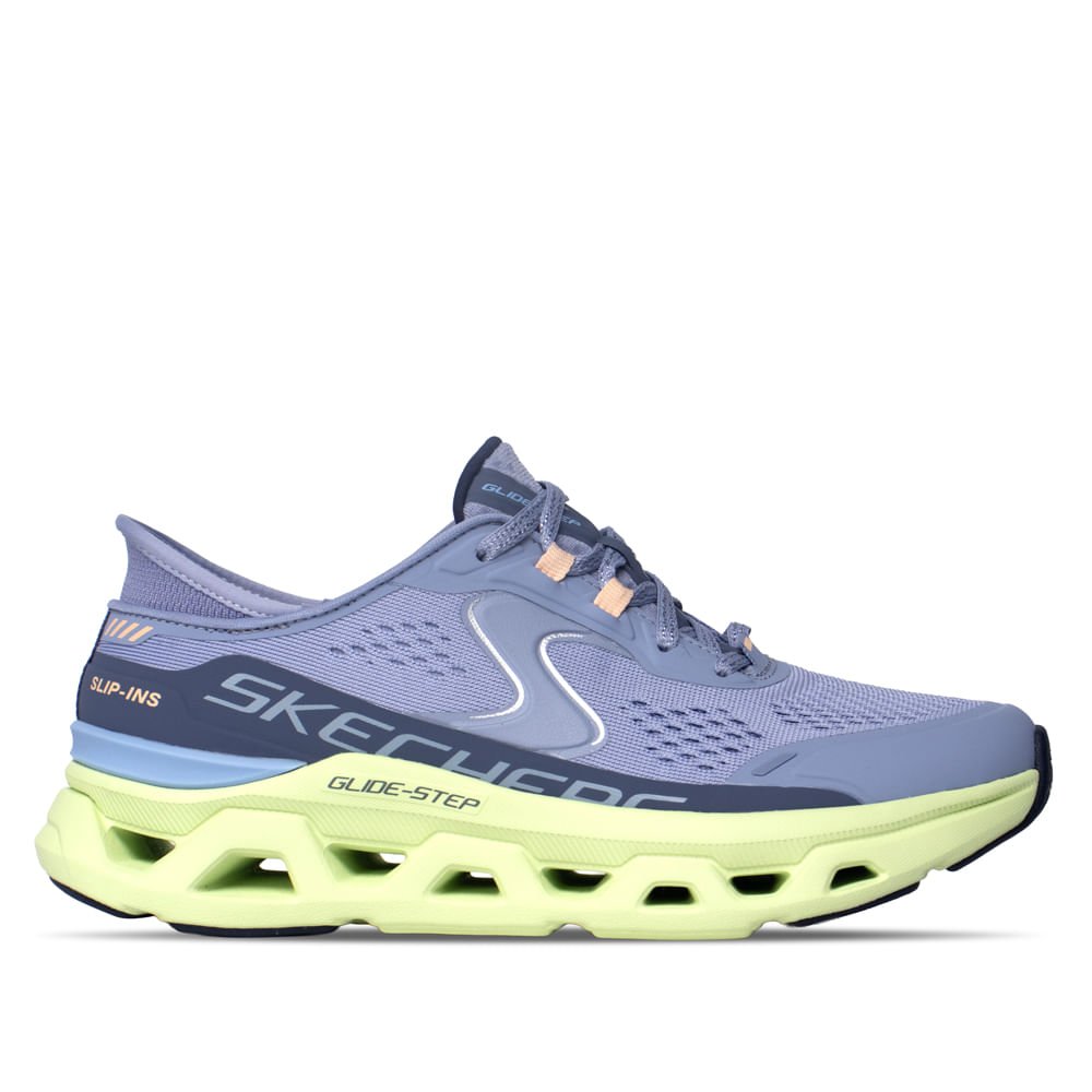Tênis Feminino Skechers Glide Step Altus Azul Claro