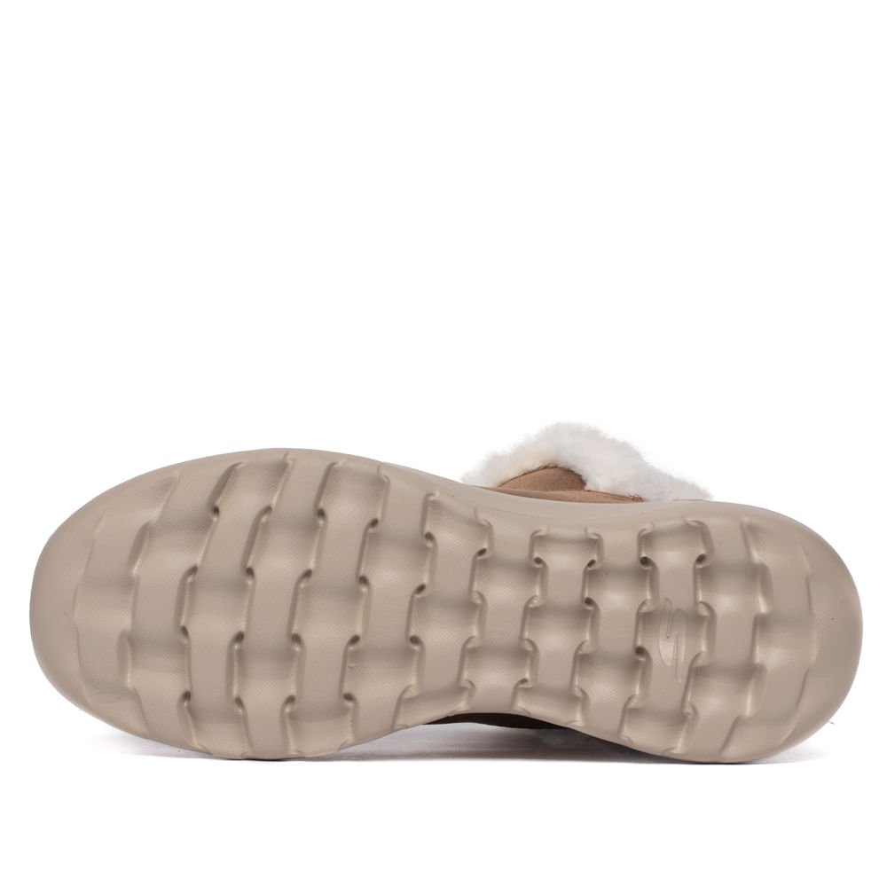 Bota Feminina Skechers On The Go Joy Endeavor Forrada Marrom Marrom 2