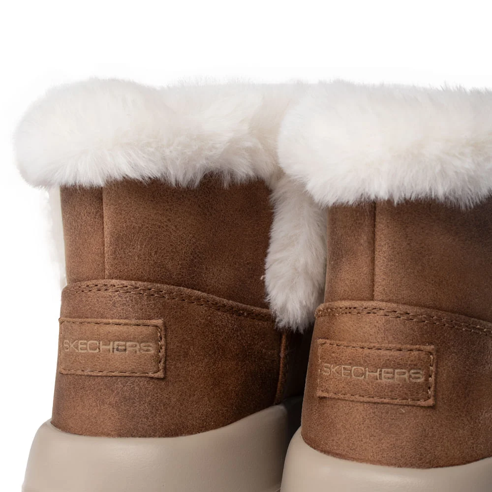 Bota Feminina Skechers On The Go Joy Endeavor Forrada Marrom Marrom 5