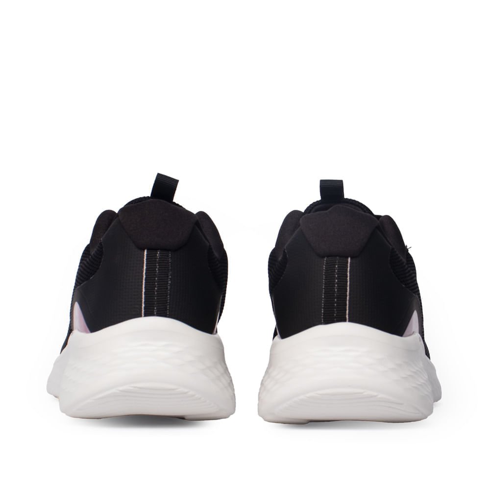 Tênis Feminino Skechers Lite Pro Glimmer Calce Fácil Preto Preto 3