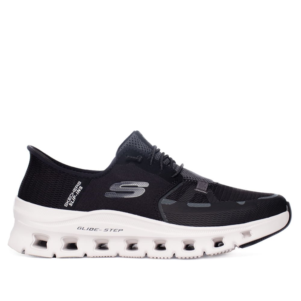 Tênis Masculino Skechers Glide Step Pro Calce Fácil Preto
