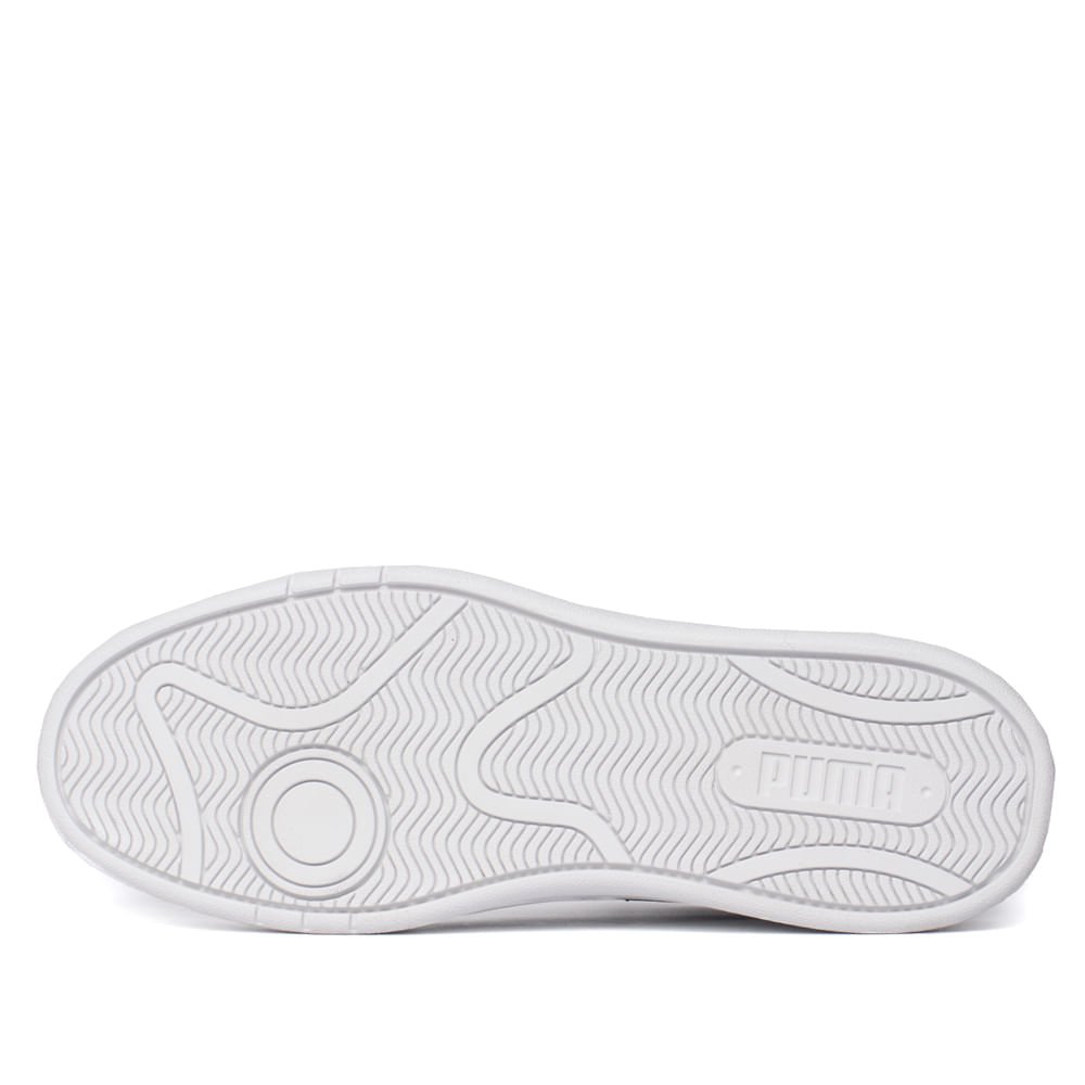 Tênis Masculino Puma Court Classic Clean Urbano Branco/verde Branco/Verde 2