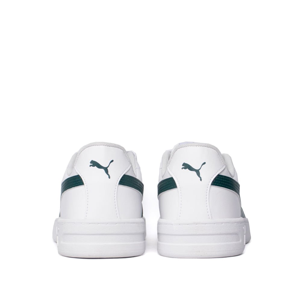 Tênis Masculino Puma Court Classic Clean Urbano Branco/verde Branco/Verde 3