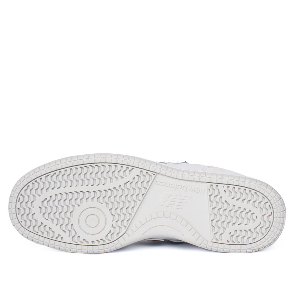 Tênis Masculino New Balance Low 480 Couro Branco Branco 2