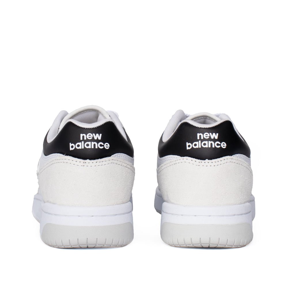Tênis Masculino New Balance Low 480 Couro Branco Branco 3