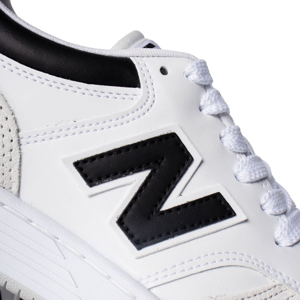 Tênis Masculino New Balance Low 480 Couro Branco Branco 5