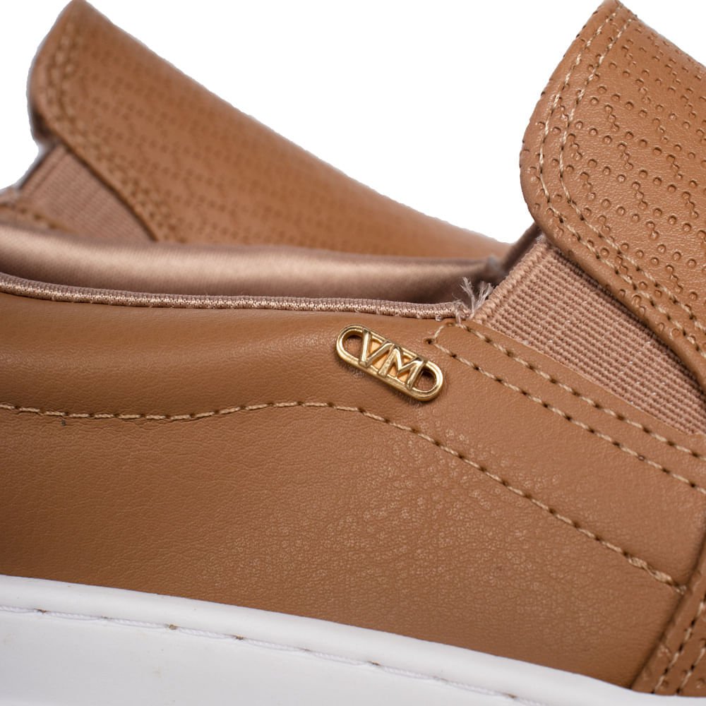 Tênis Feminino Via Marte Napa Calce Fácil Marrom/branco Marrom 5