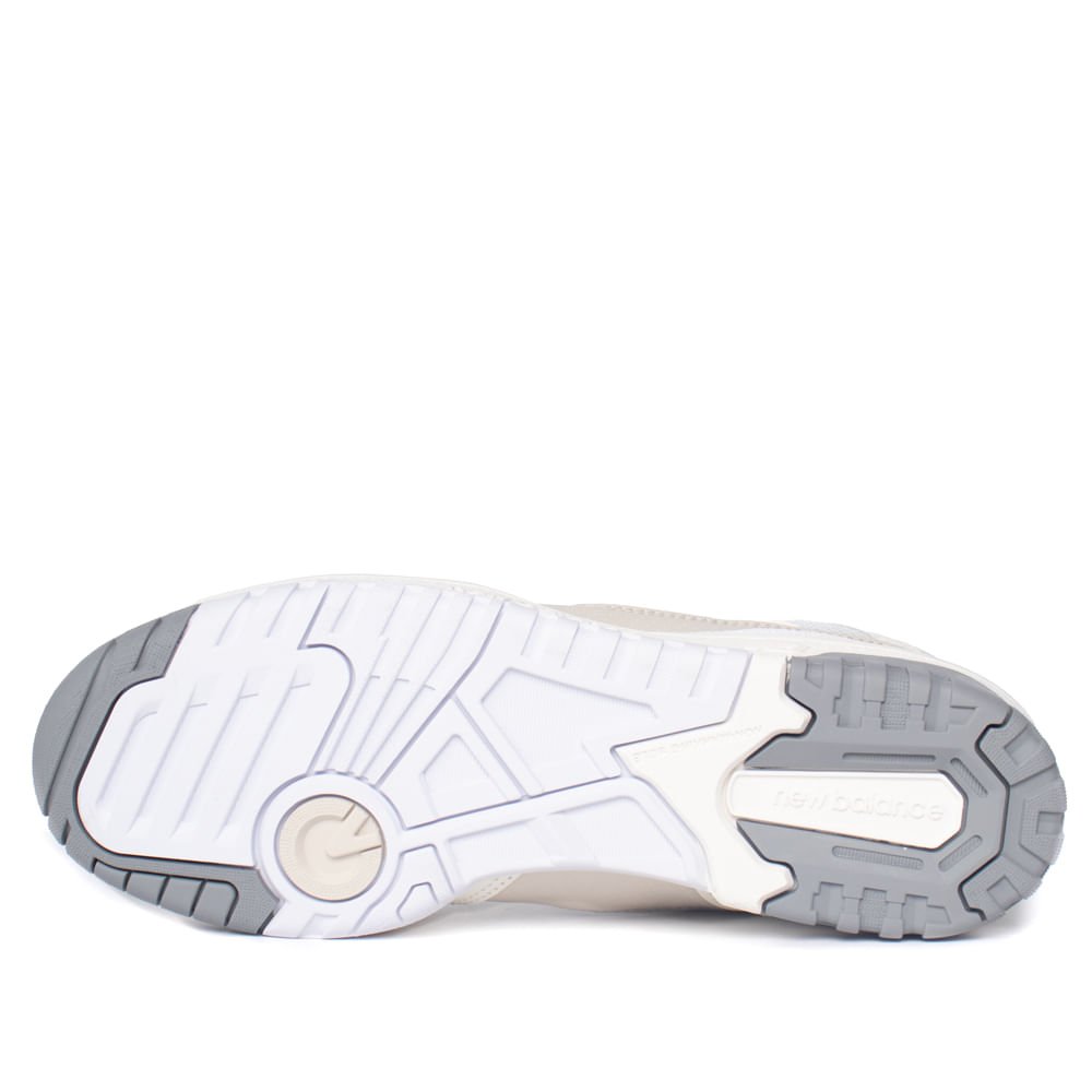 Tênis Masculino New Balance 550 Mesh Branco/Bege Branco/Bege/Cinza 2