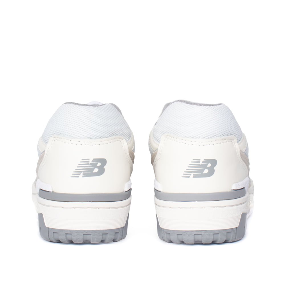 Tênis Masculino New Balance 550 Mesh Branco/Bege Branco/Bege/Cinza 3
