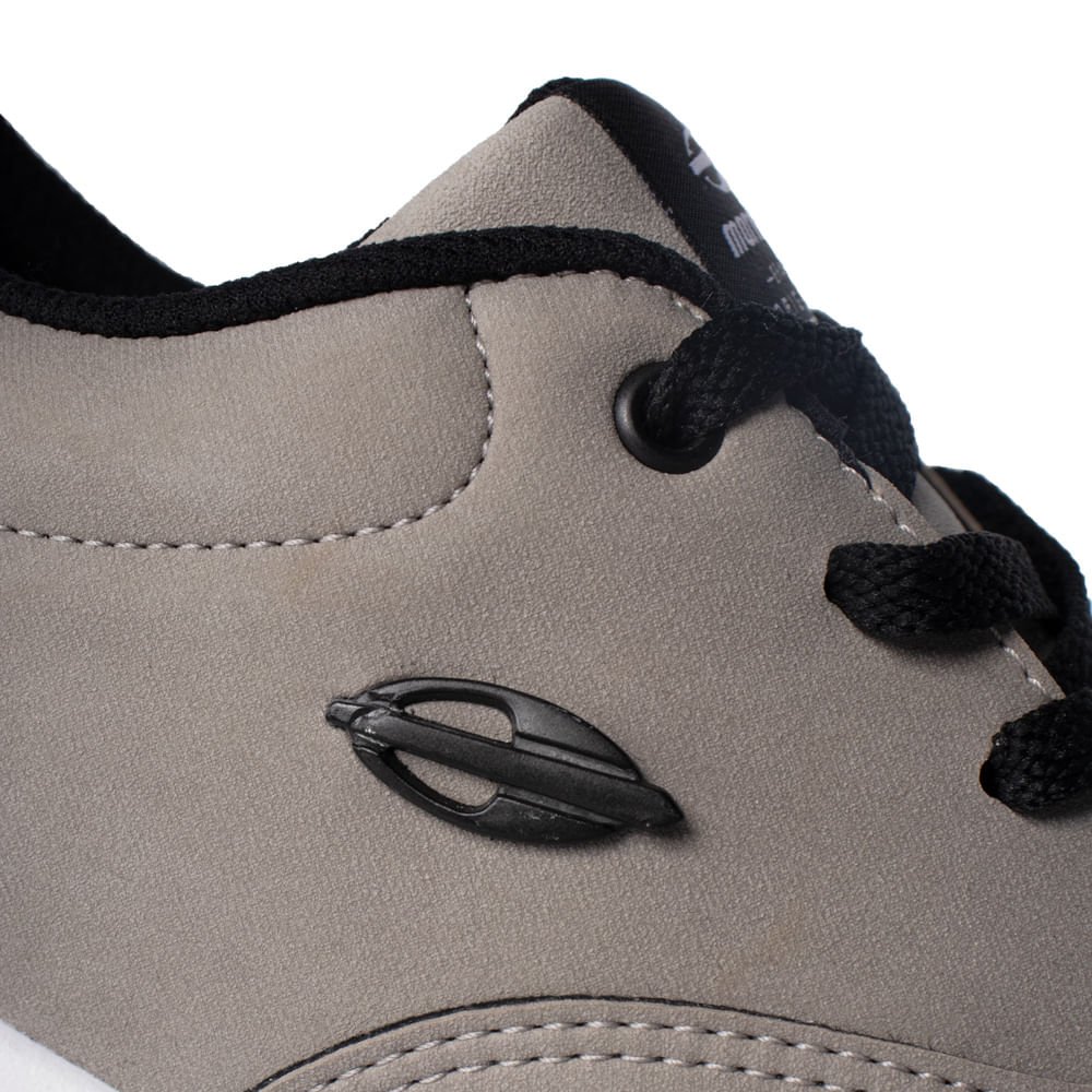 Tênis Masculino Mormaii Chuck Casual Confortável Cinza Cinza 5