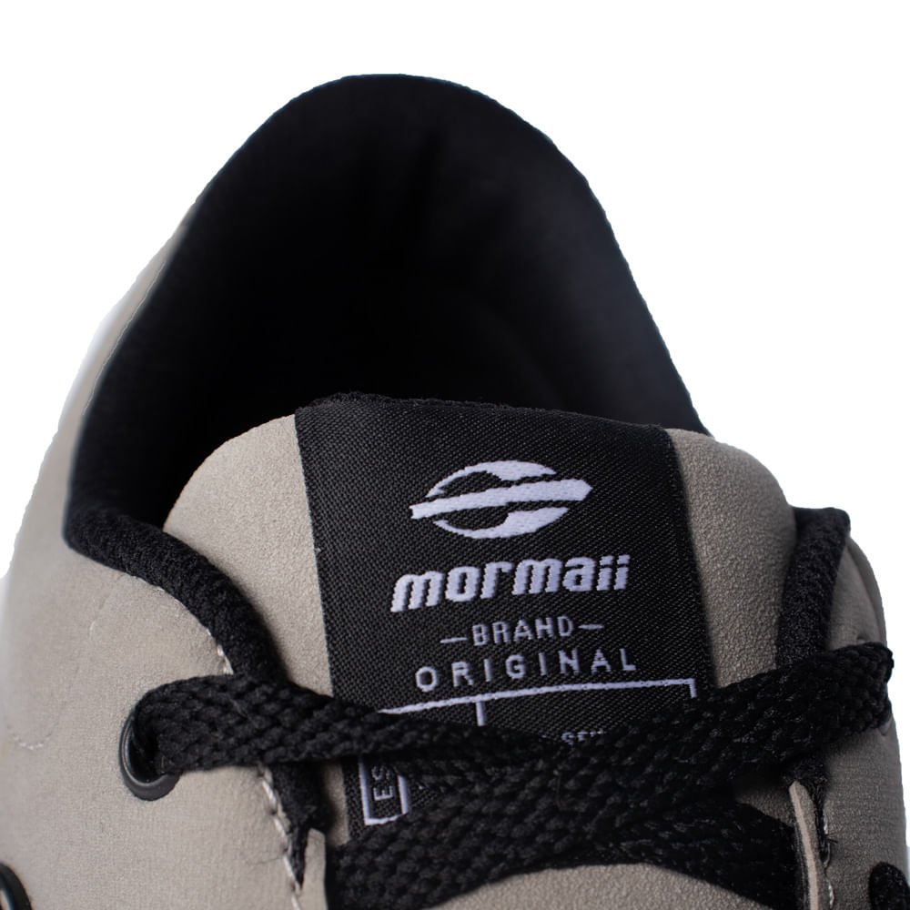 Tênis Masculino Mormaii Chuck Casual Confortável Cinza Cinza 6