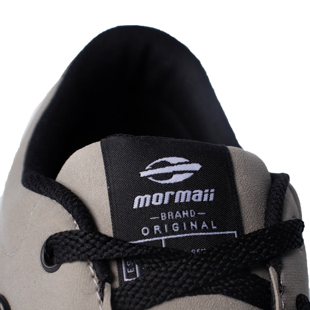 Tênis Masculino Mormaii Chuck Casual Confortável Cinza Cinza 6