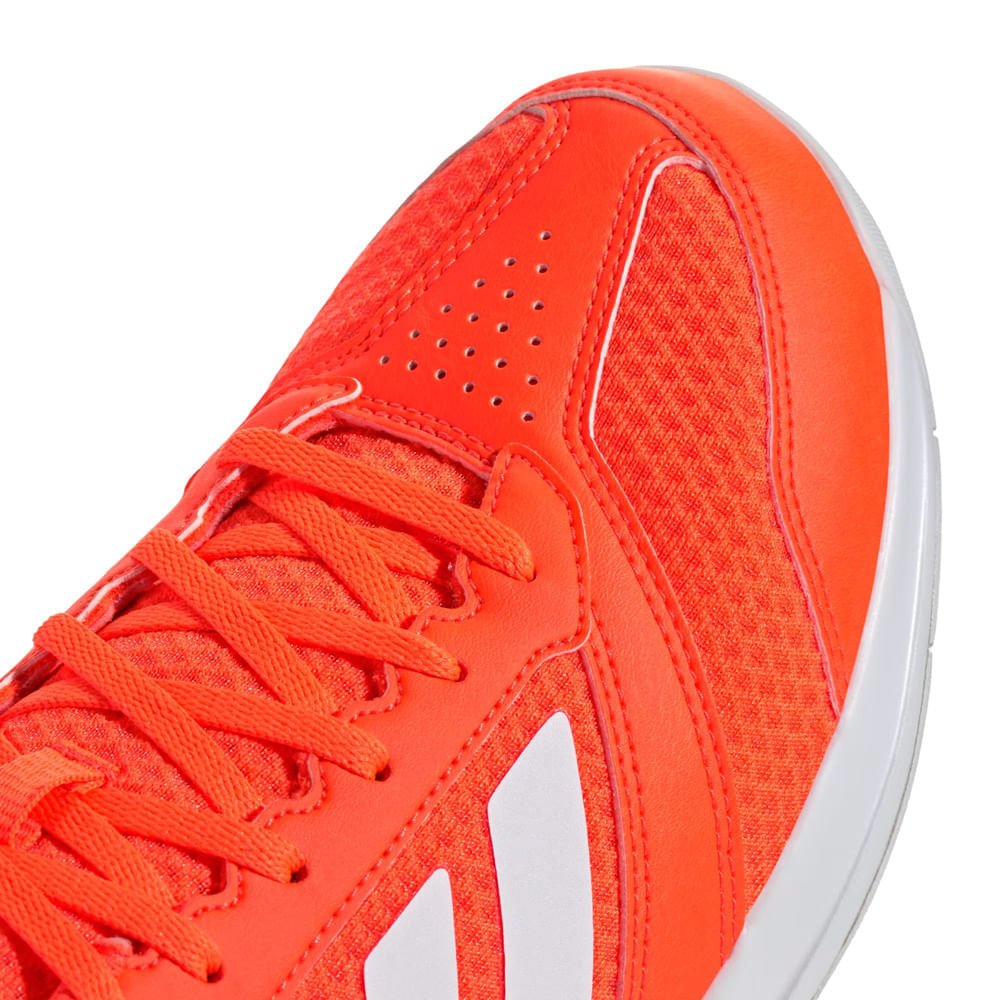 Tênis Masculino Adidas Ligra 8 Respirável Laranja/Branco Laranja/Branco 3