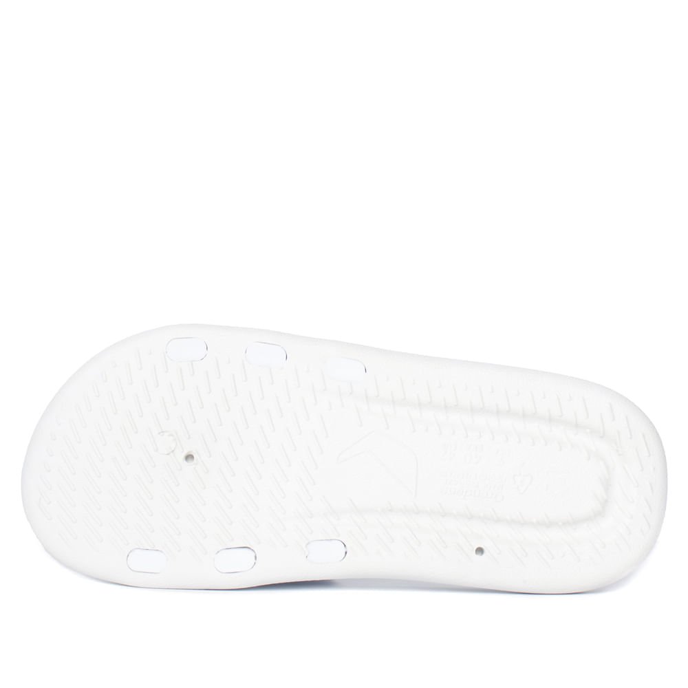 Chinelo Masculino Rider Step Slide Monobloco Branco Branco 2