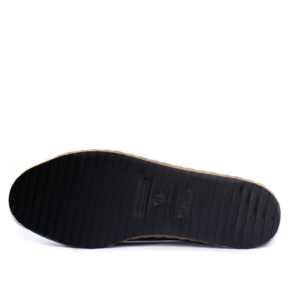 Sapato Feminino Moleca Napa Tresse Atenas Preto Preto 2