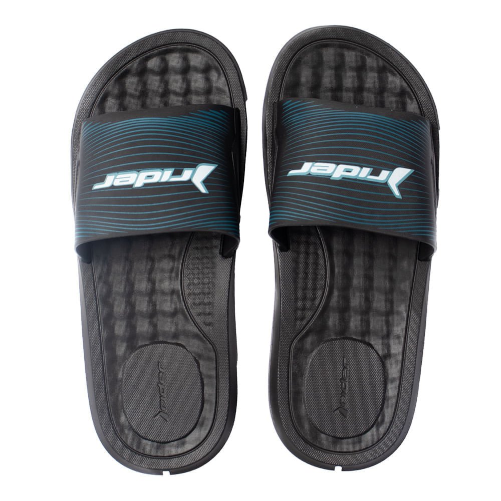 Chinelo Masculino Rider Step Slide Monobloco Preto