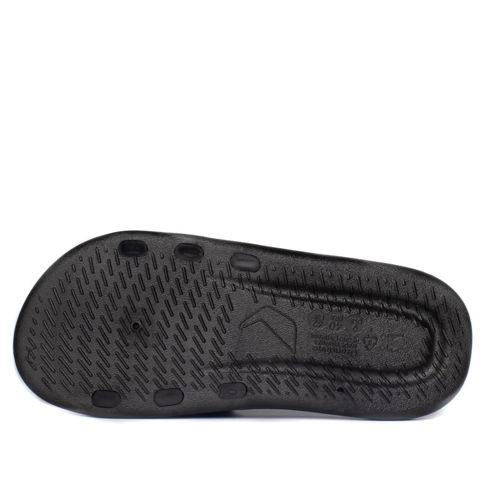 Chinelo Masculino Rider Step Slide Monobloco Preto Preto 3
