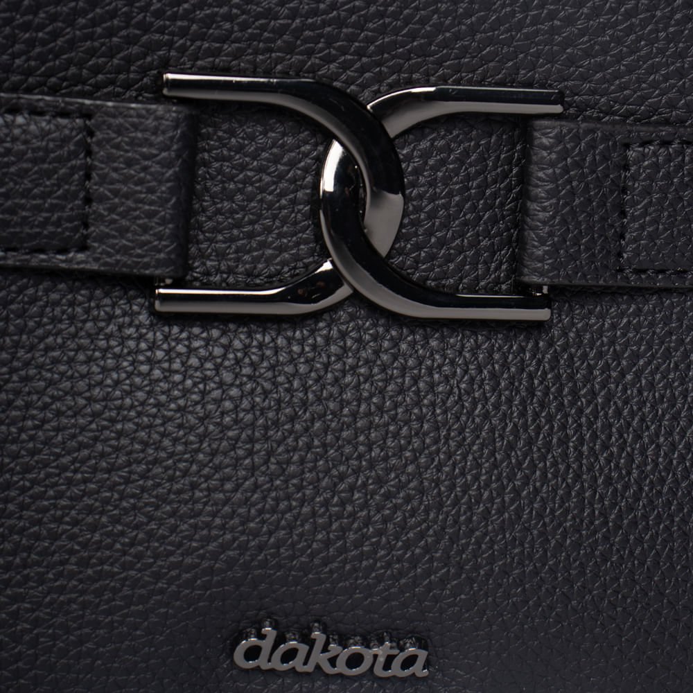 Bolsa Feminina Dakota Transversal Pequena Napa Preto Preto 4