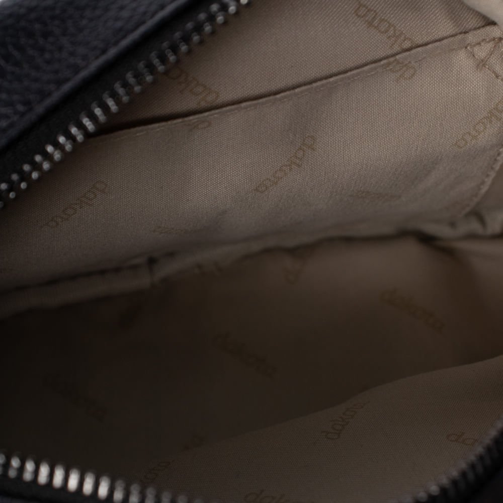 Bolsa Feminina Dakota Transversal Pequena Napa Preto Preto 5