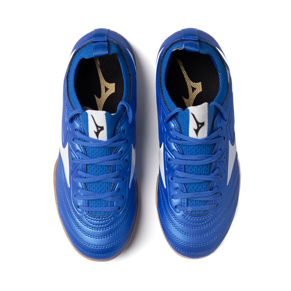 Chuteira Infantil Mizuno Regent In Knit Futsal Royal/Branco Royal/Branco 4