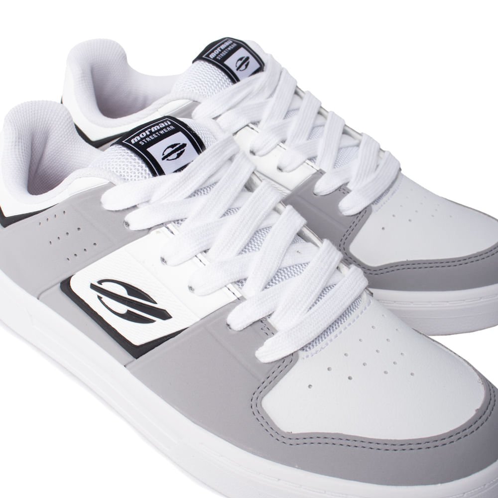 Tênis Masculino Mormaii Urban Joaca 3 Robusto Cinza/Branco Cinza/Branco 5