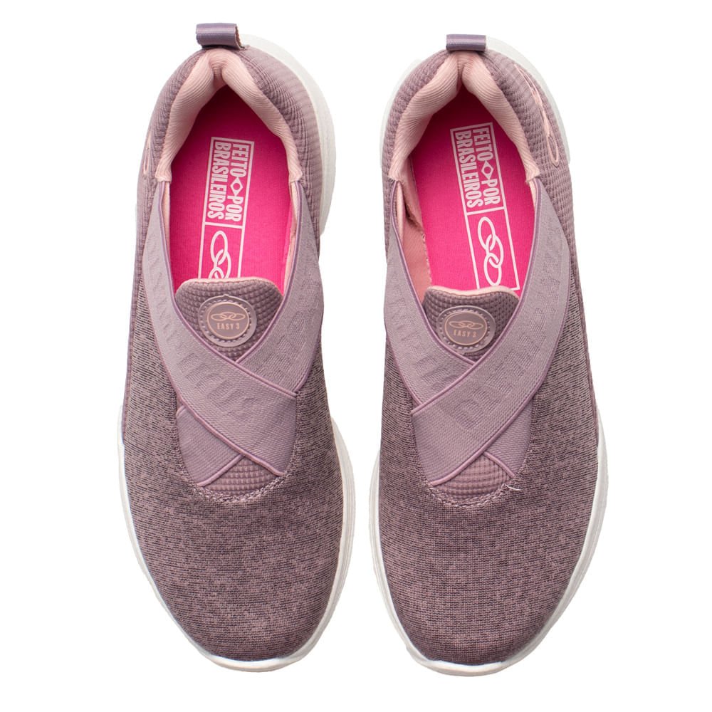 Tênis Feminino Olympikus Easy 3 Calce Fácil Roxo Roxo 4