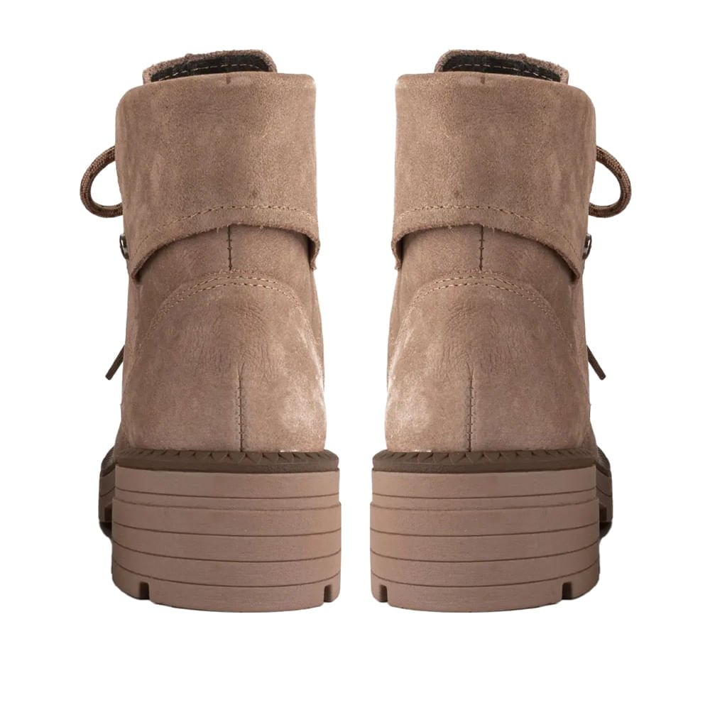 Bota Feminina Dakota Coturno Couro Nobles Titanium Marrom Marrom 3