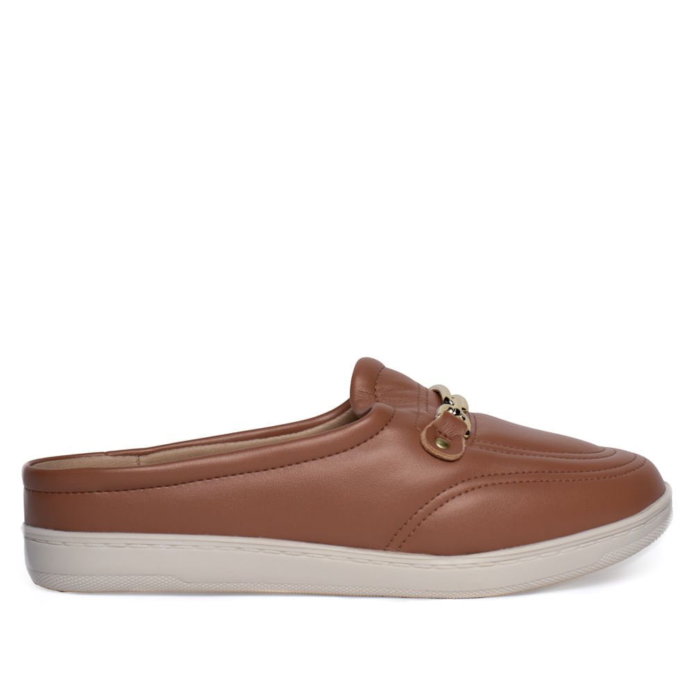 Sapatilha Feminina Modare Mule Napa Conforto Bege Escuro