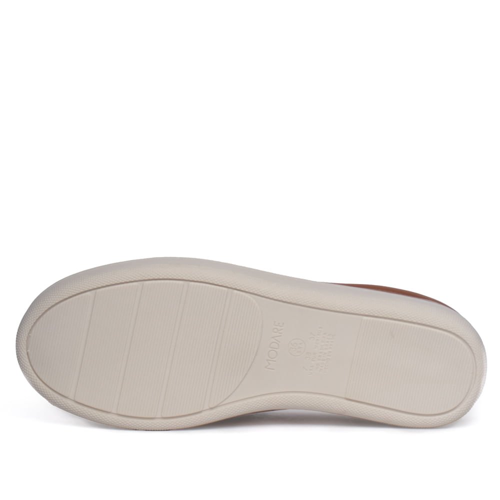 Sapatilha Feminina Modare Mule Napa Conforto Bege Escuro Bege Escuro 2