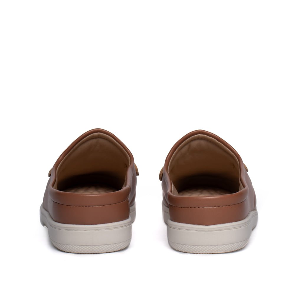 Sapatilha Feminina Modare Mule Napa Conforto Bege Escuro Bege Escuro 3