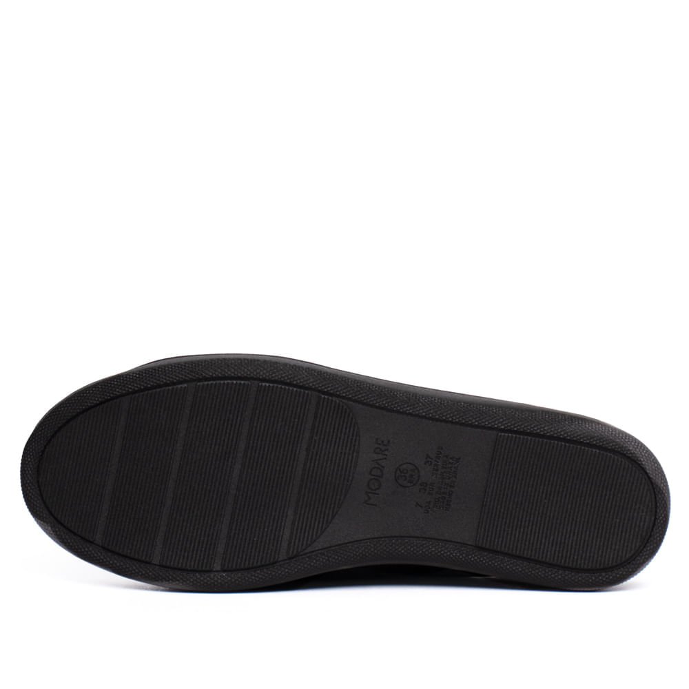Sapatilha Feminina Modare Mule Napa Conforto Preto Preto 2