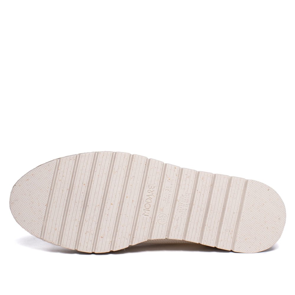 Tênis Feminino Modare Napa Mesh Sisal Creme/Off White Creme 2