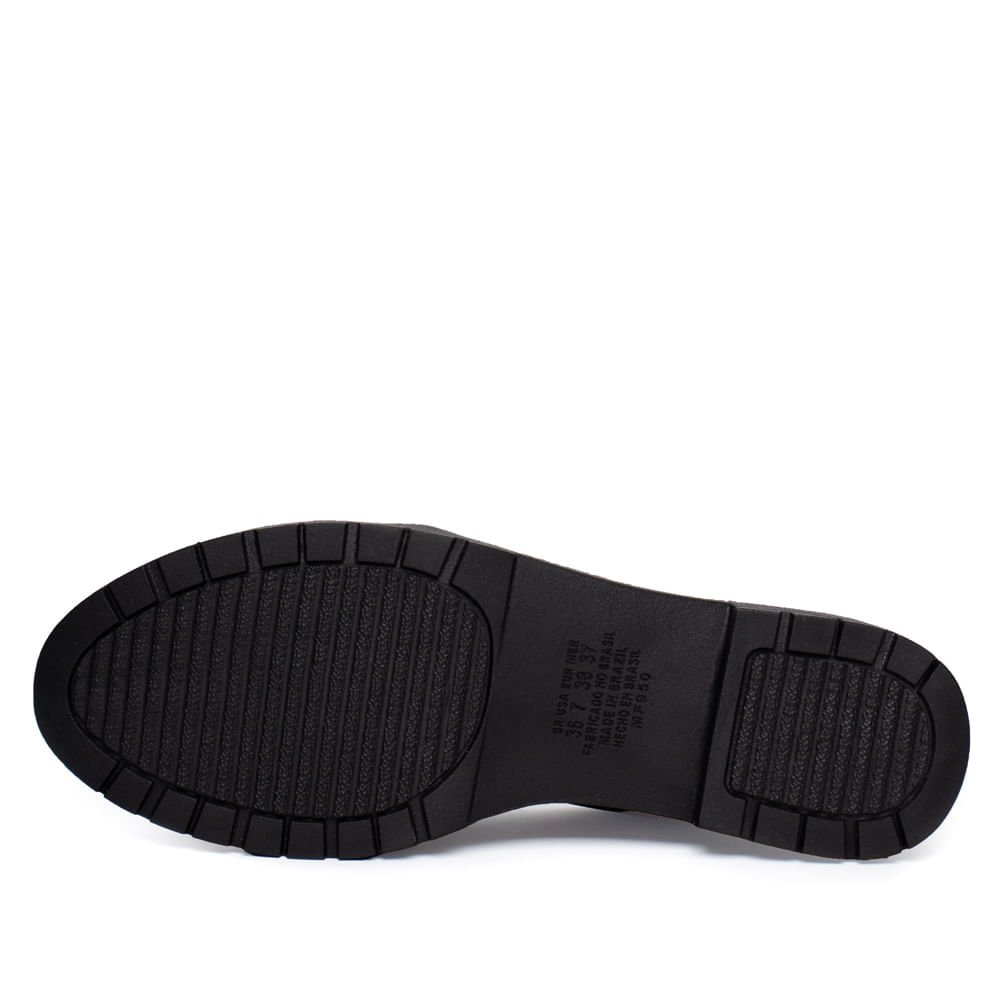 Mocassim Feminino Mississipi Napa Detalhe Dourado Café Marrom Escuro 2