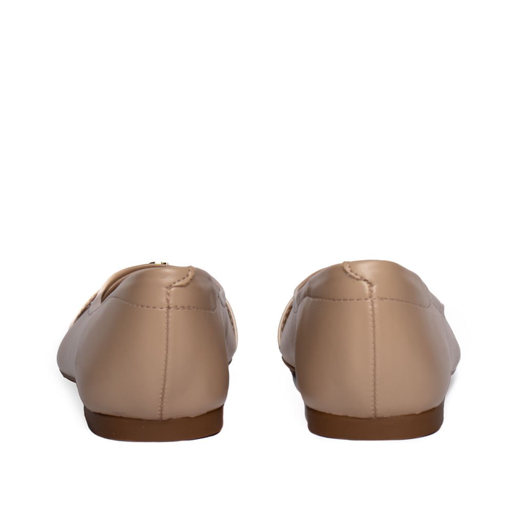 Sapatilha Feminina Modare Bico Fino Ultra Conforto Bege Bege 3