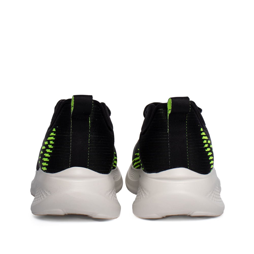 Tênis Masculino Olympikus Nivel Leveza Flexível Chumbo/Verd Chumbo 3