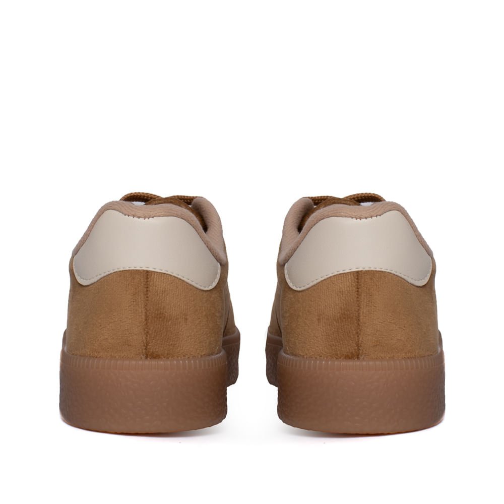 Tênis Feminino Vizzano Suede Milano Plataforma Caramelo Caramelo 3