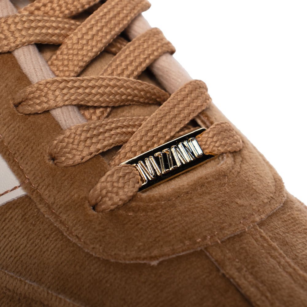 Tênis Feminino Vizzano Suede Milano Plataforma Caramelo Caramelo 5