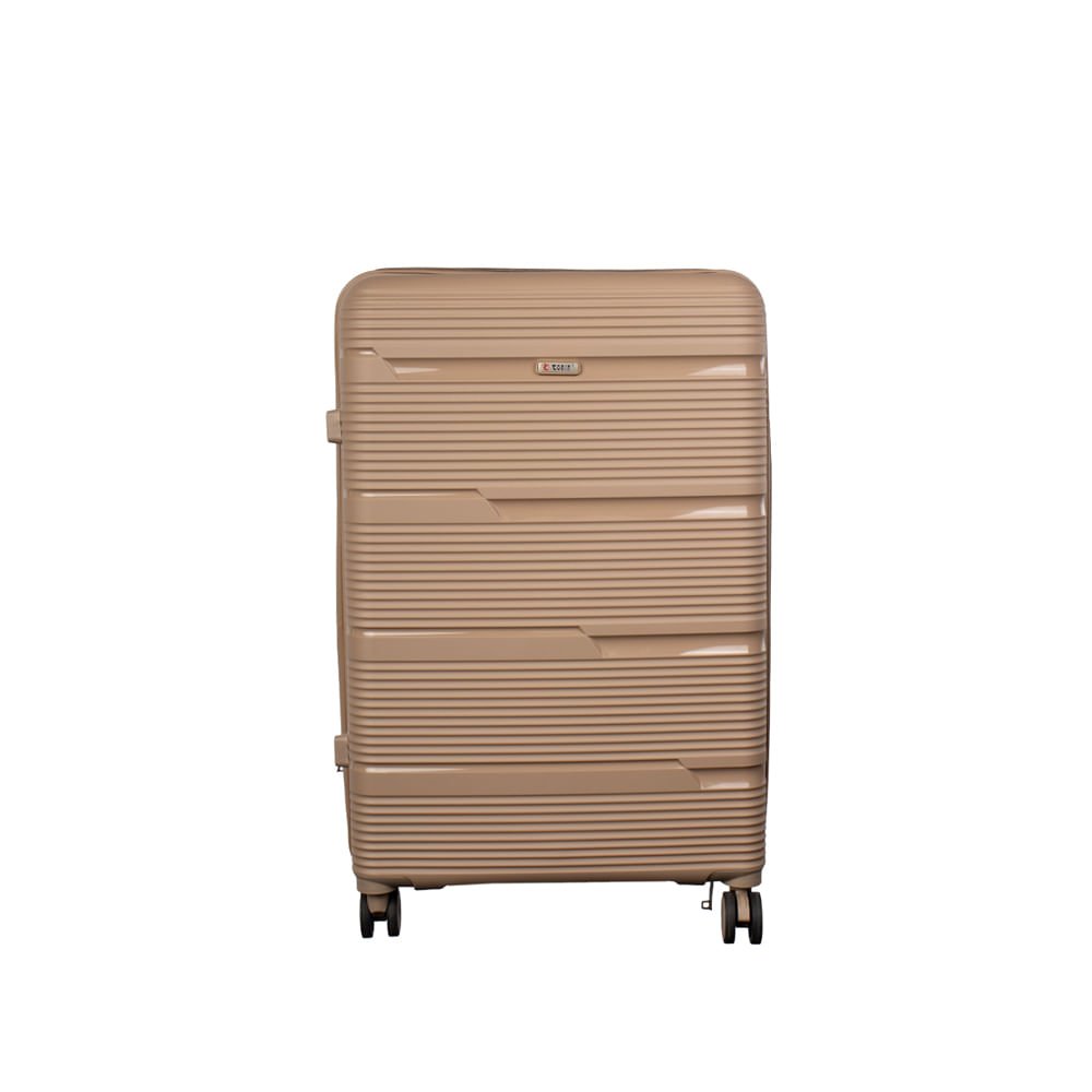 Mala Tonin Karbono Polipropileno Cadeado Média Nude