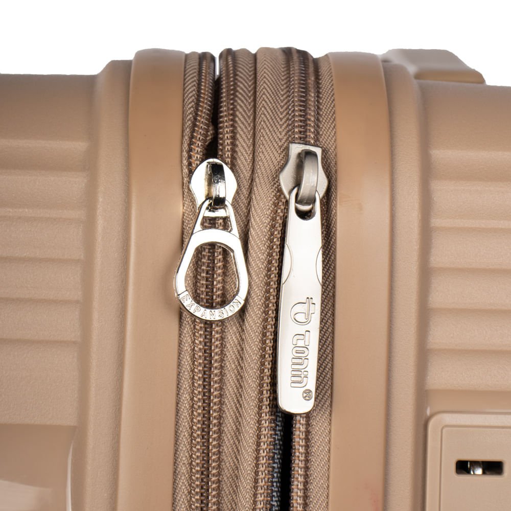 Mala Tonin Karbono Polipropileno Cadeado Média Nude Nude 5