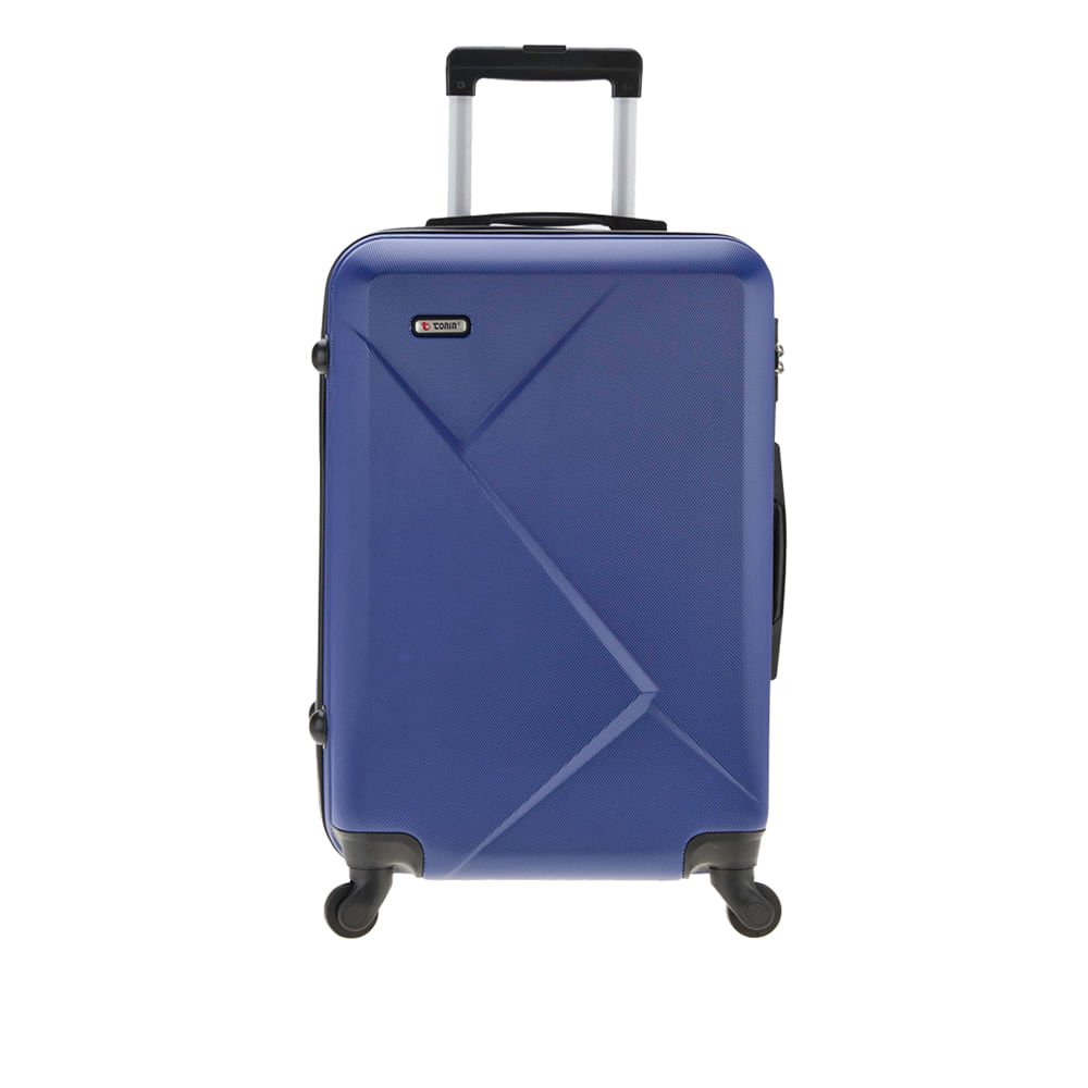 Mala Tonin Boreal Rígida Cadeado Grande Azul