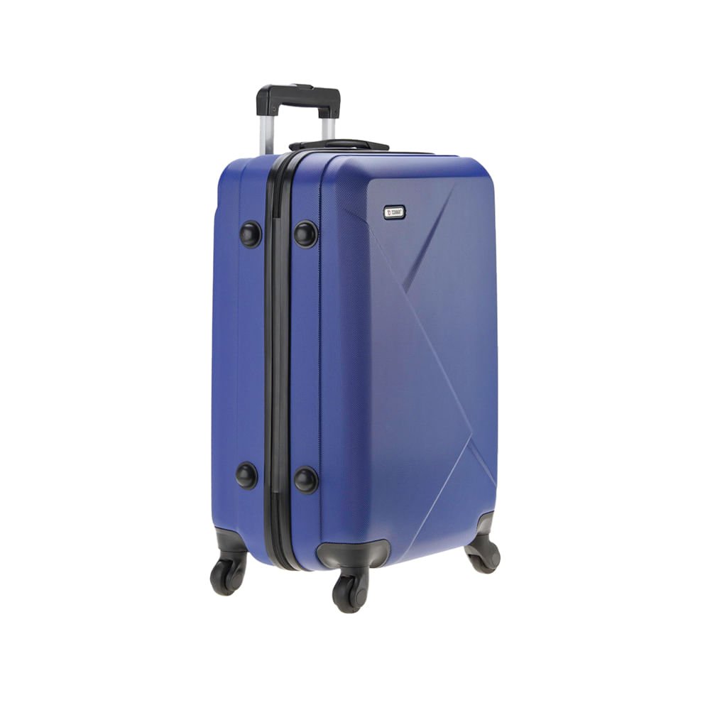 Mala Tonin Boreal Rígida Cadeado Grande Azul Azul 3